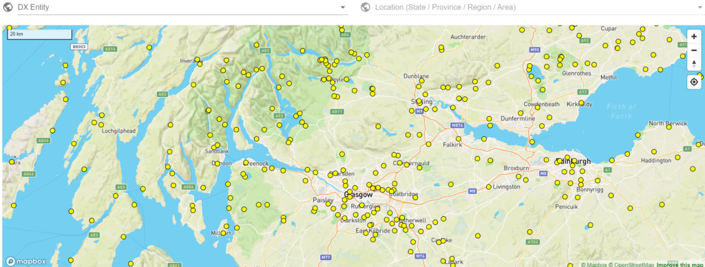 Pota sites Central Scotland